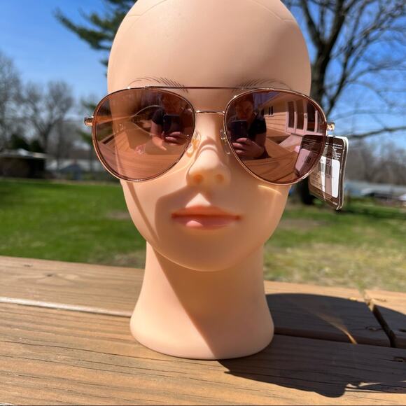 Panama Jack Aviator Sunglasses Rose - Picture 14 of 14